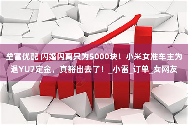 垒富优配 闪婚闪离只为5000块！小米女准车主为退YU7定金，真豁出去了！_小雷_订单_女网友